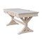 International Concepts Executive Desk, with Canyon Base 32 in D X 32 H, 30 W X Hardwood, Unfinished K-OF64T-64C - alternate 6